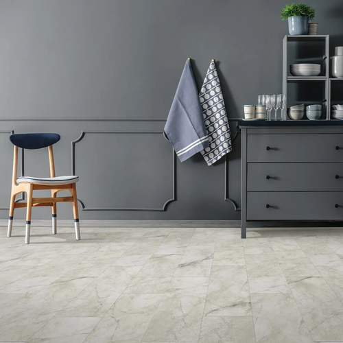 Marble look laminate floors by Floorida Floors