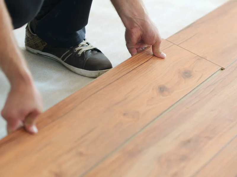 Laminate flooring installation in Indiana