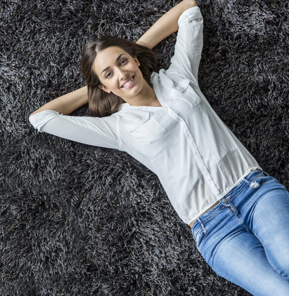 Lady on carpet | Floorida Floors